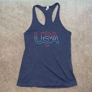 Under Armour Women’s Racerback Heat Gear racer back tank top